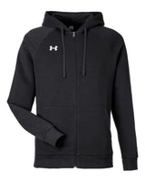Men's Rival Fleece Full-Zip Black/ White_3