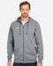 Men's Rival Fleece Full-Zip CS Grey Light Heather/ White