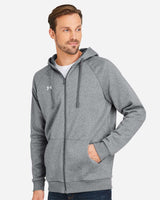 Men's Rival Fleece Full-Zip CS Grey Light Heather/ White_1