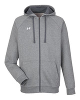 Men's Rival Fleece Full-Zip CS Grey Light Heather/ White_3