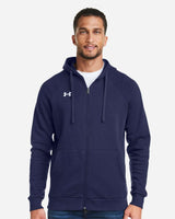 Men's Rival Fleece Full-Zip Midnight Navy/ White