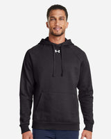 Men's Rival Fleece Hooded Sweatshirt Black/ White