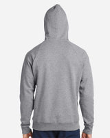 Men's Rival Fleece Hooded Sweatshirt CS Grey Light Heather/ White_2