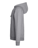 Men's Rival Fleece Hooded Sweatshirt CS Grey Light Heather/ White_4