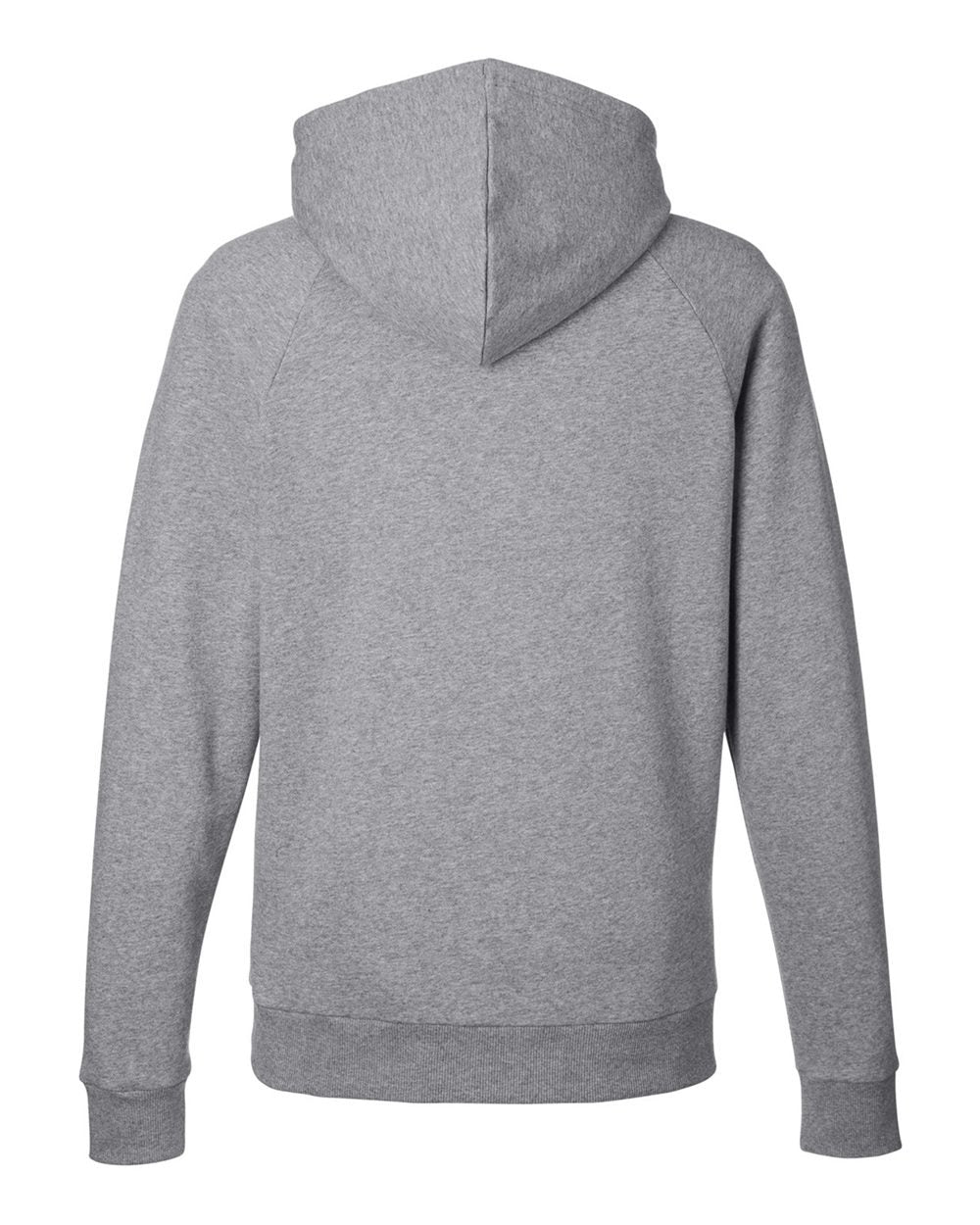 Men's Rival Fleece Hooded Sweatshirt CS Grey Light Heather/ White_5