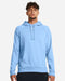 Men's Rival Fleece Hooded Sweatshirt Carolina Blue/ White