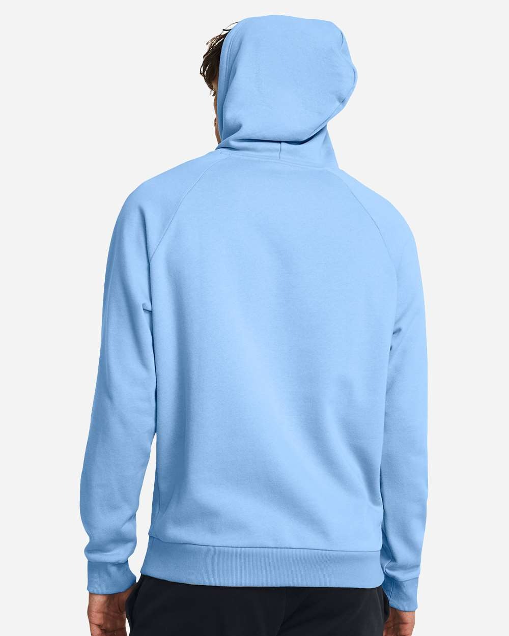 Men's Rival Fleece Hooded Sweatshirt Carolina Blue/ White_1