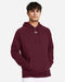 Men's Rival Fleece Hooded Sweatshirt Maroon/ White