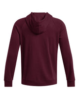 Men's Rival Fleece Hooded Sweatshirt Maroon/ White_2