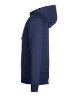 Men's Rival Fleece Hooded Sweatshirt Midnight Navy/ White_4