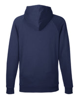 Men's Rival Fleece Hooded Sweatshirt Midnight Navy/ White_5