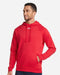 Men's Rival Fleece Hooded Sweatshirt Red/ White_1