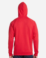 Men's Rival Fleece Hooded Sweatshirt Red/ White_2