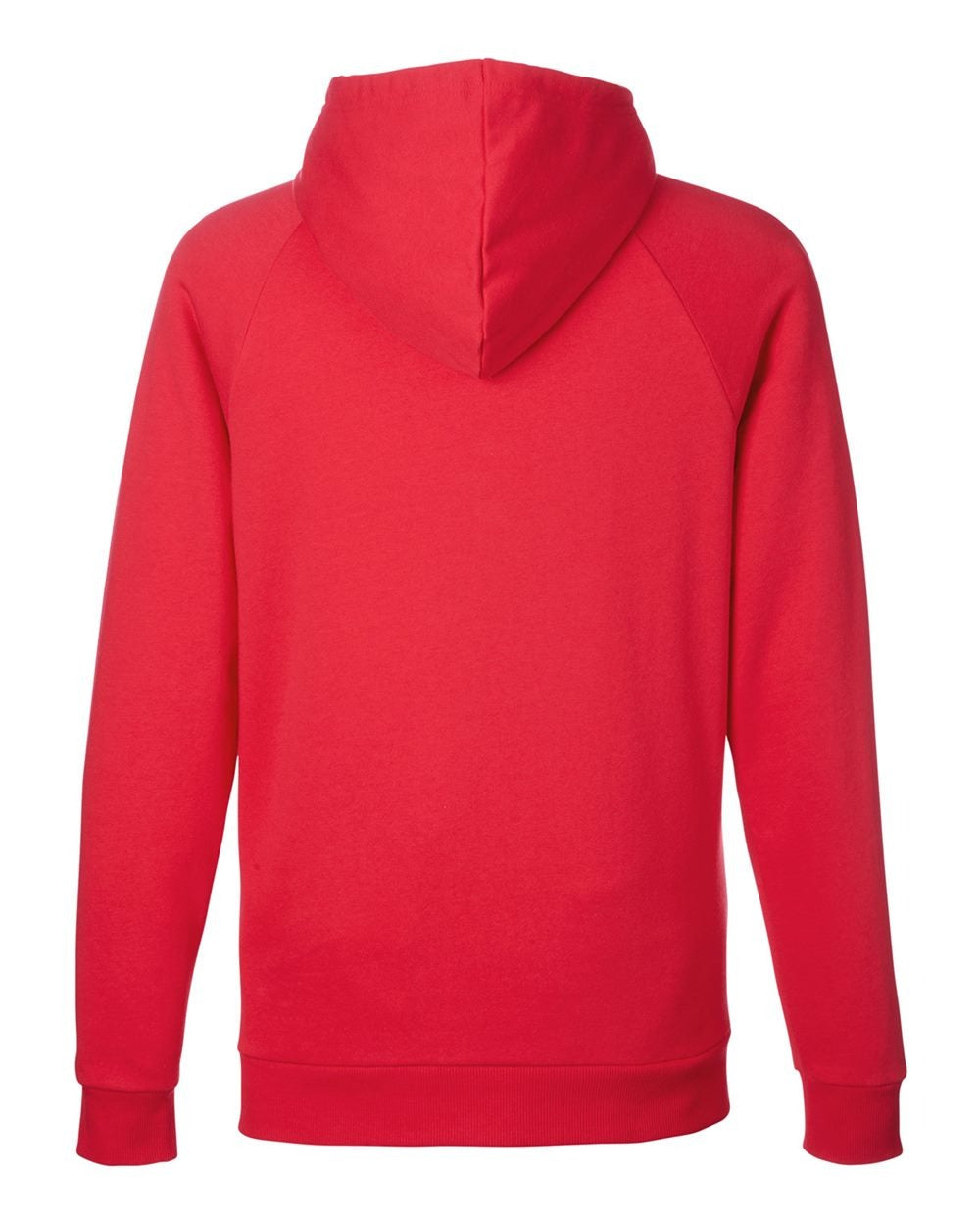 Men's Rival Fleece Hooded Sweatshirt Red/ White_5