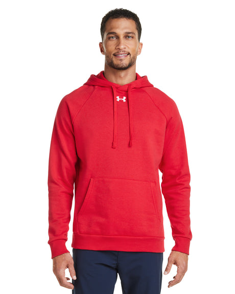 Men's Rival Fleece Hooded Sweatshirt Rosy Reds