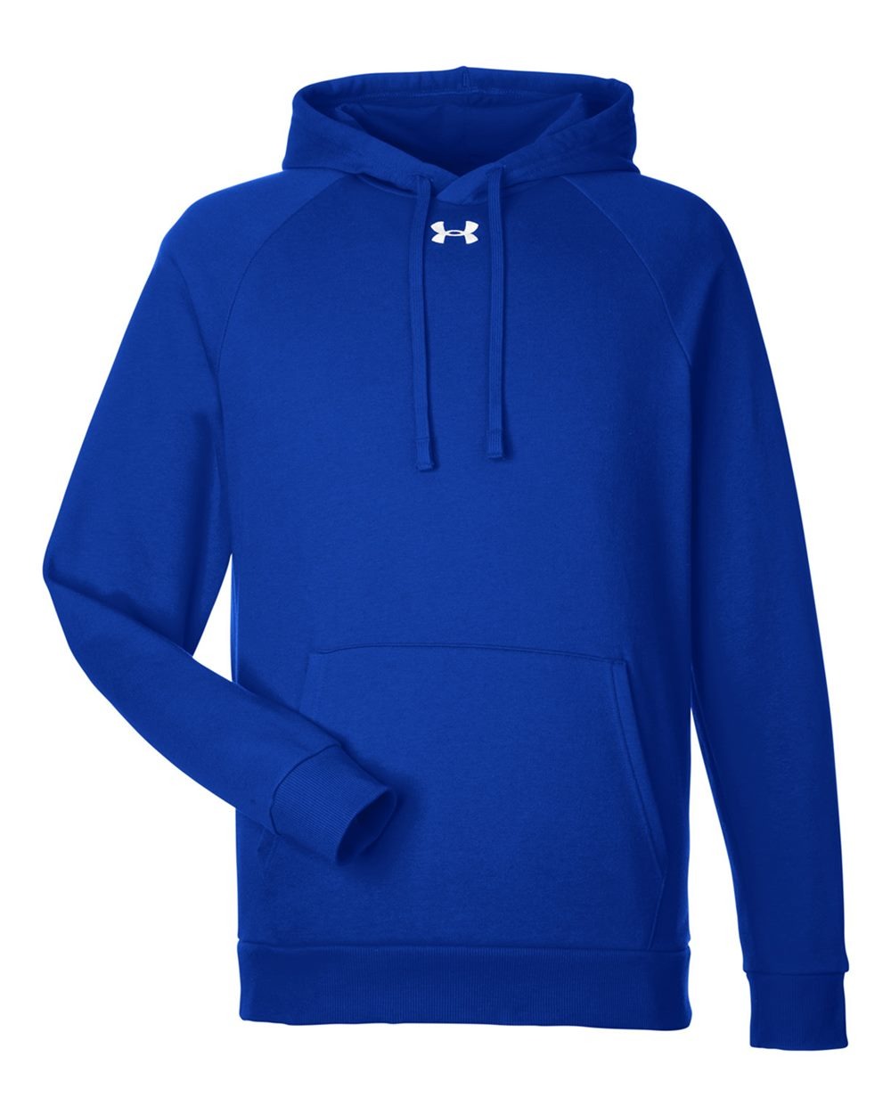 Men's Rival Fleece Hooded Sweatshirt Royal/ White_3