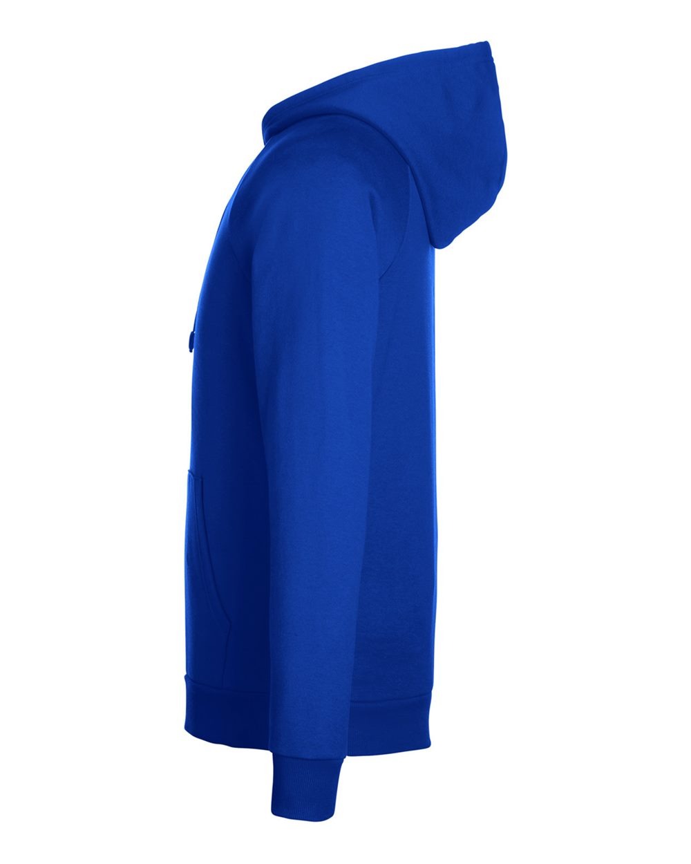 Men's Rival Fleece Hooded Sweatshirt Royal/ White_4