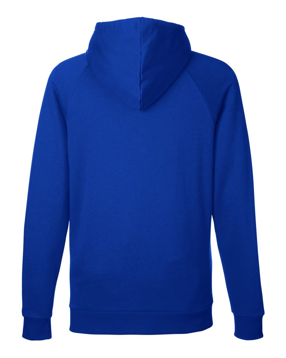 Men's Rival Fleece Hooded Sweatshirt Royal/ White_5