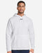 Men's Rival Fleece Hooded Sweatshirt White/ Black