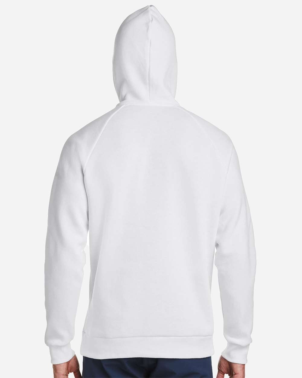 Men's Rival Fleece Hooded Sweatshirt White/ Black_2