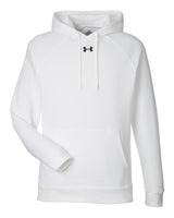 Men's Rival Fleece Hooded Sweatshirt White/ Black_3