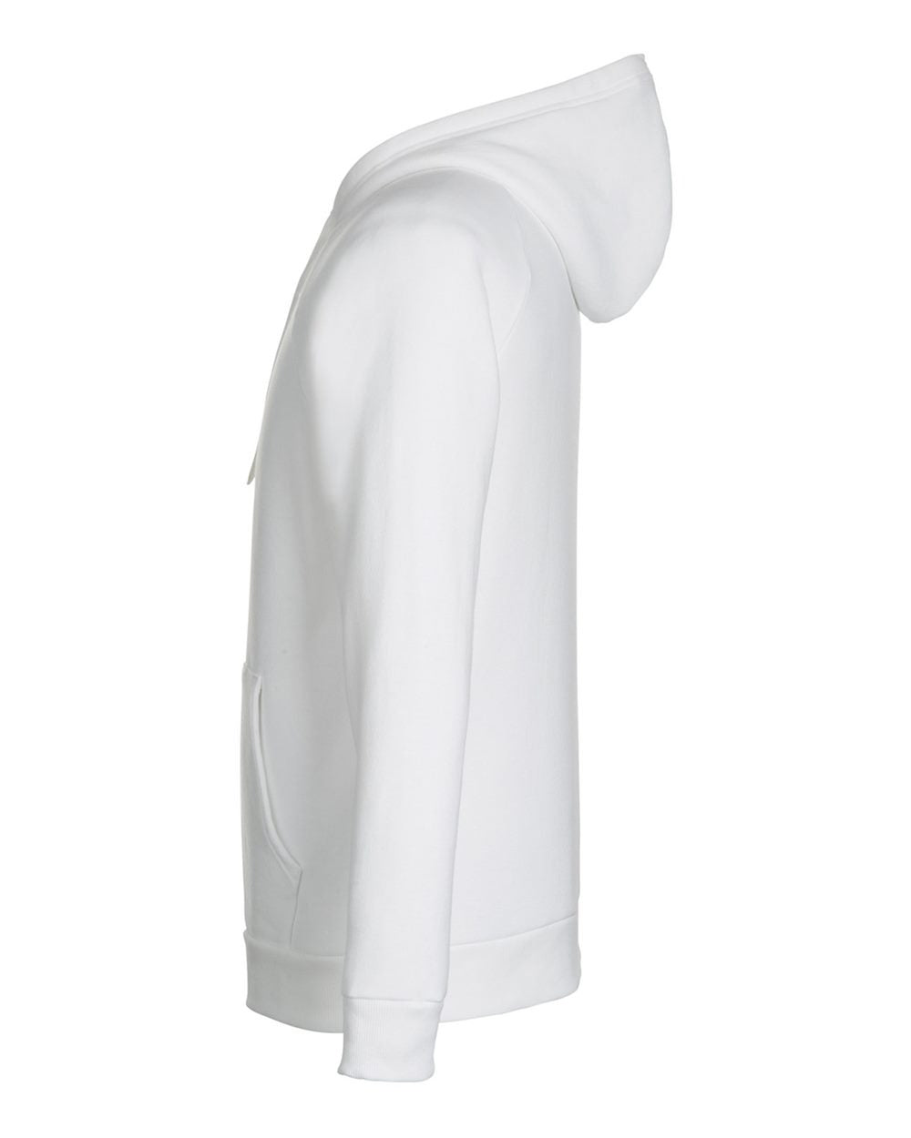 Men's Rival Fleece Hooded Sweatshirt White/ Black_4