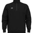Men's Rival Fleece Quarter-Zip Pullover Black/ White