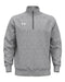 Men's Rival Fleece Quarter-Zip Pullover CS Grey Light Heather/ White
