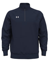 Men's Rival Fleece Quarter-Zip Pullover Midnight Navy/ White