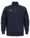 Men's Rival Fleece Quarter-Zip Pullover Midnight Navy/ White