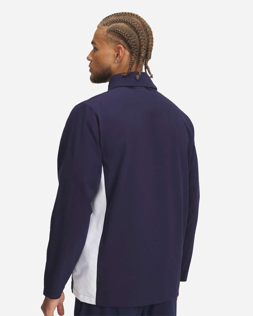 Men's Rival Stretch Jacket Midnight Navy/ White_1