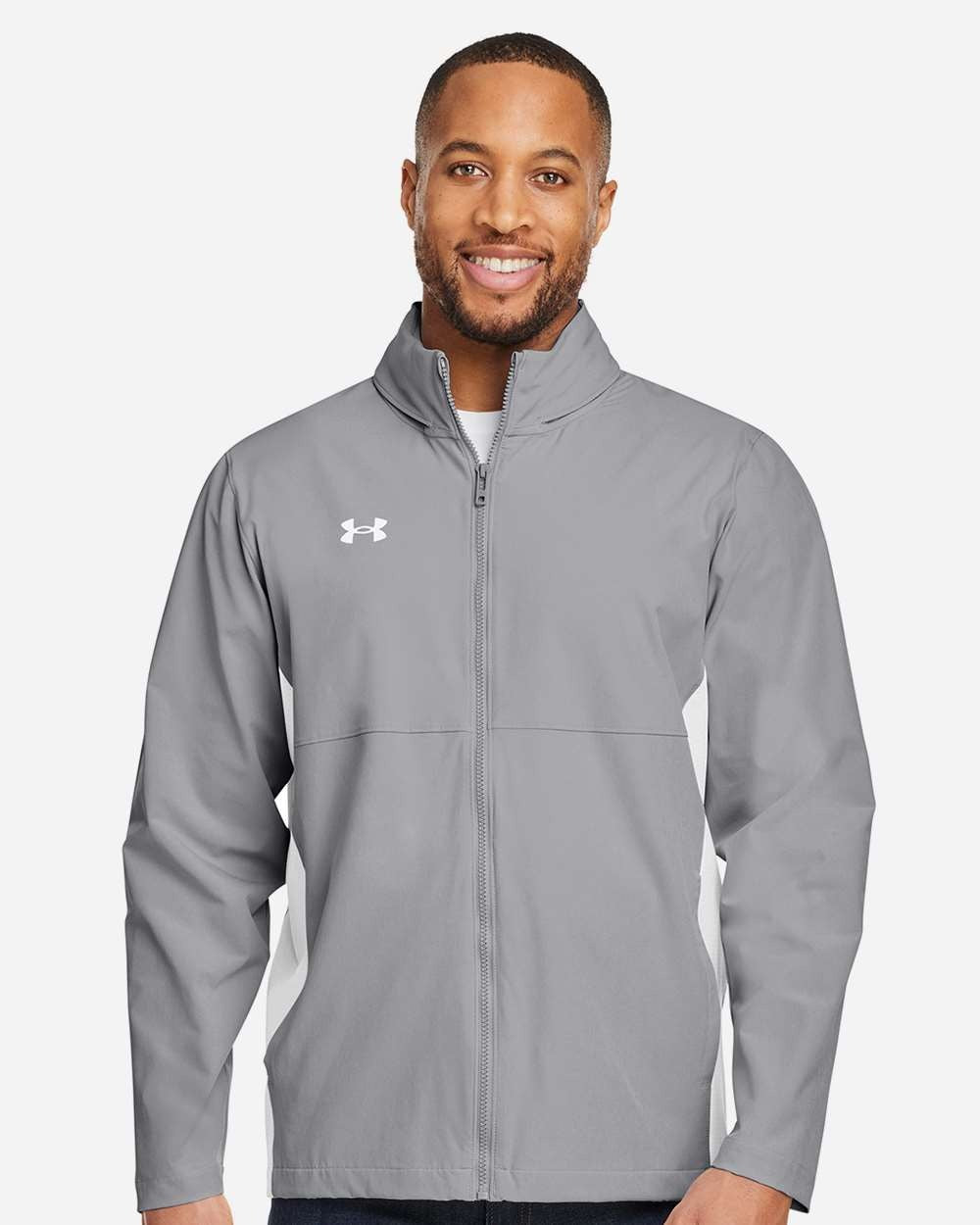 Men's Rival Stretch Jacket Mod Grey/ White