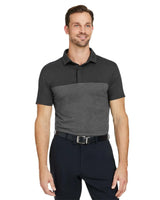 Men's Spyre Flex Colorblock Polo Black_1