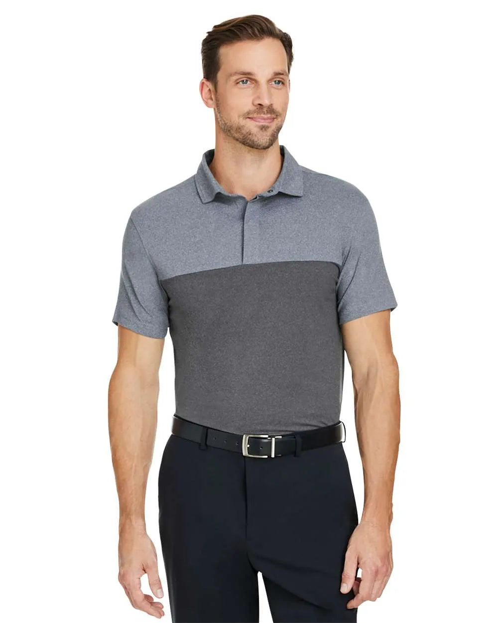 Men's Spyre Flex Colorblock Polo Light Greys