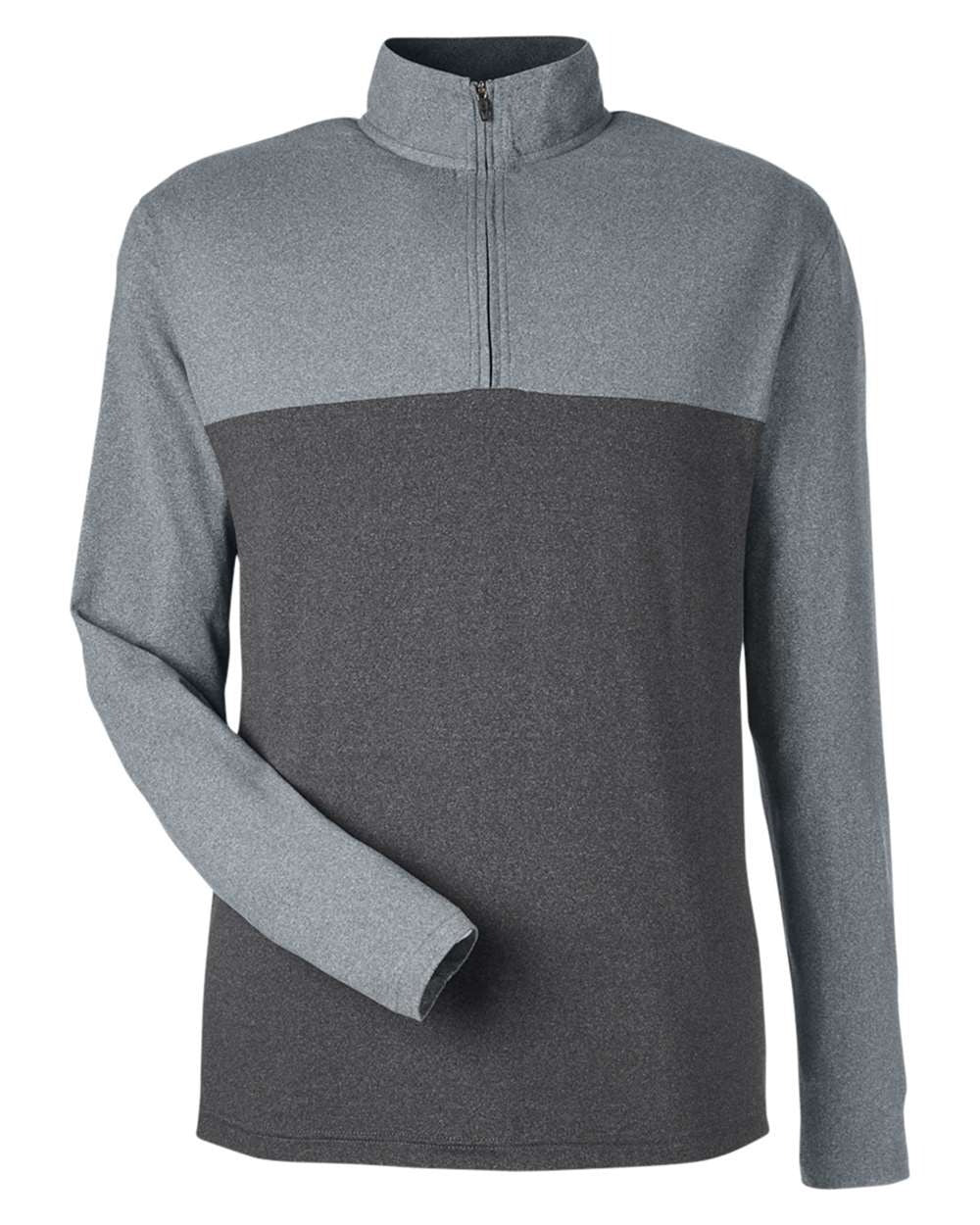 Men's Spyre Flex Colorblock Quarter-Zip Pullover Polar Frost/ Black Frost_3