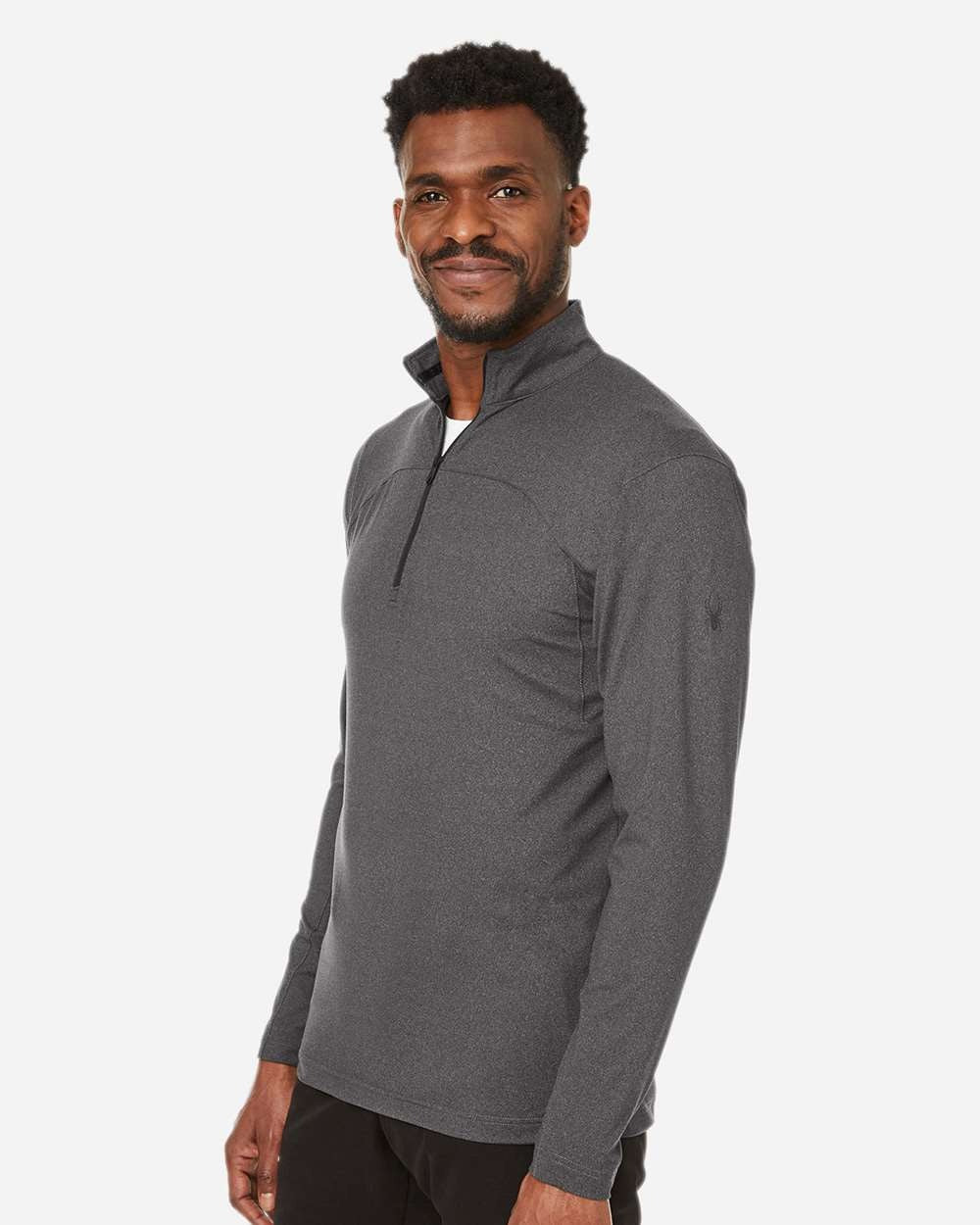 Men's Spyre Quarter-Zip Pullover Black Frost_1