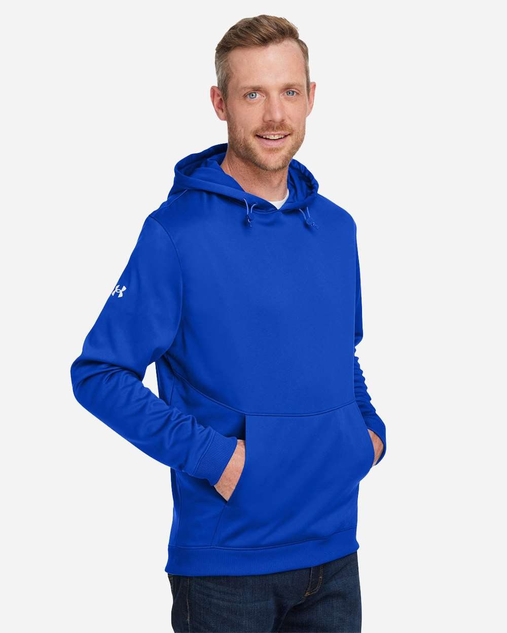 Men's Storm Armour Fleece Royal/ White_1
