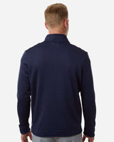 Men's Storm Sweater Fleece Quarter-Zip Pullover Midnight Navy/ White_1