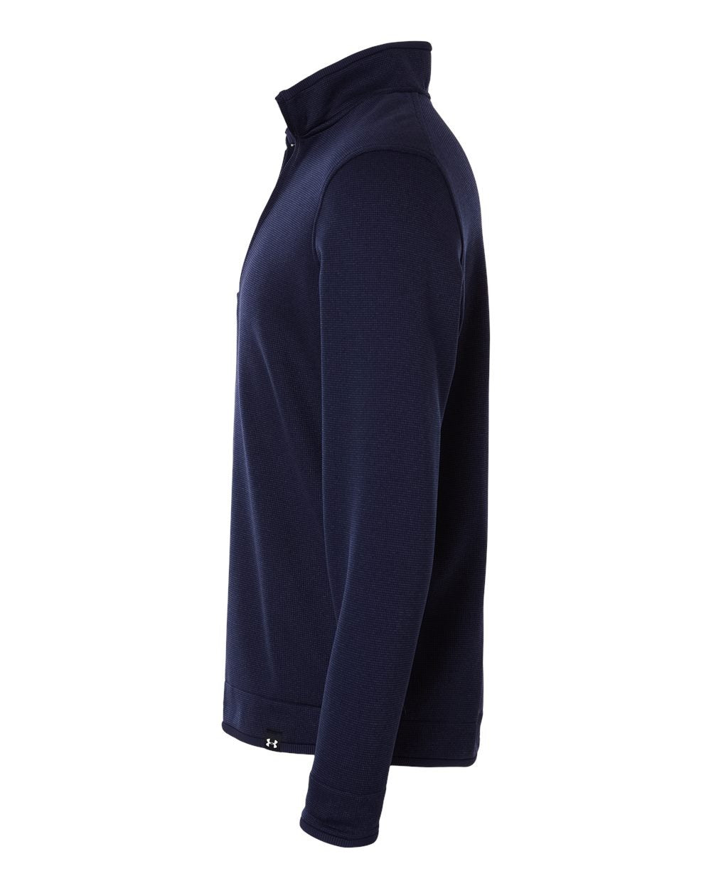 Men's Storm Sweater Fleece Quarter-Zip Pullover Midnight Navy/ White_4