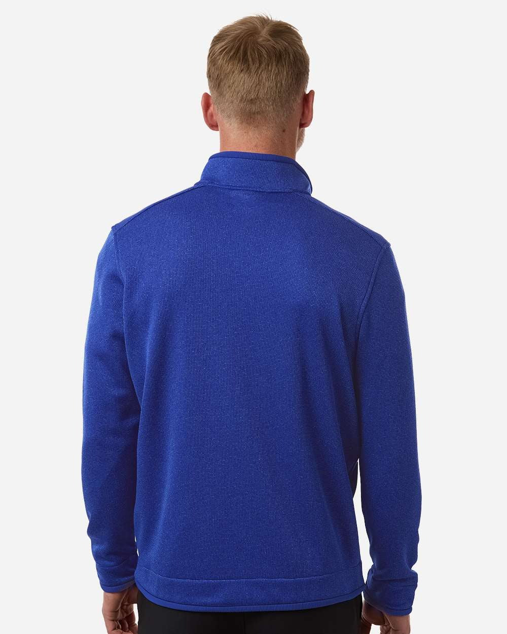 Men's Storm Sweater Fleece Quarter-Zip Pullover Royal/ White_1