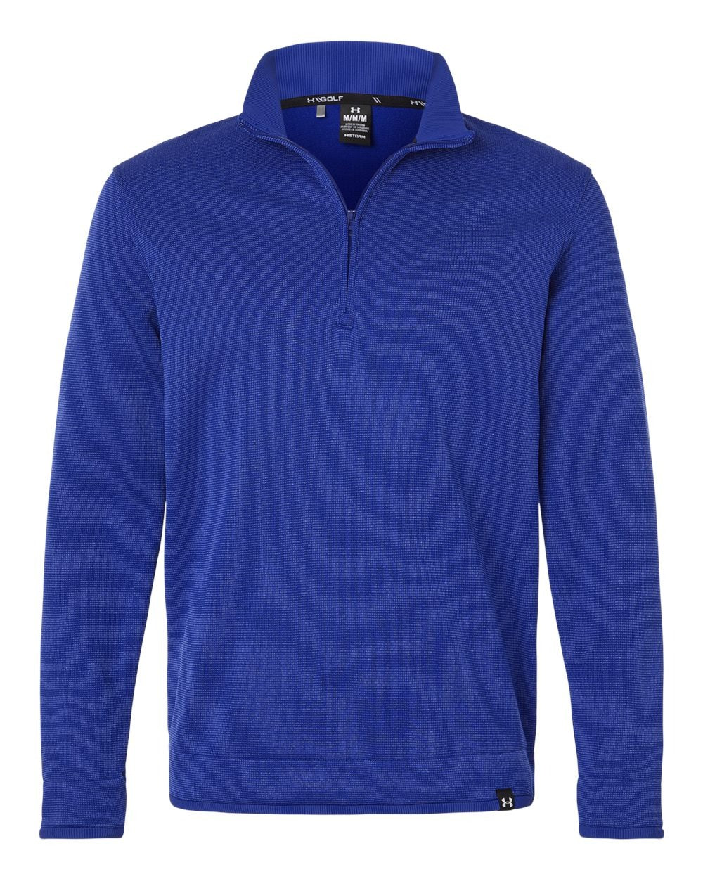 Men's Storm Sweater Fleece Quarter-Zip Pullover Royal/ White_3