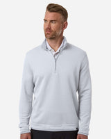 Men's Storm Sweater Fleece Quarter-Zip Pullover Steel/ White