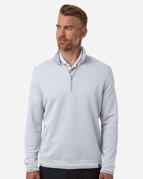 Men's Storm Sweater Fleece Quarter-Zip Pullover Steel/ White