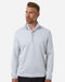 Men's Storm Sweater Fleece Quarter-Zip Pullover Steel/ White