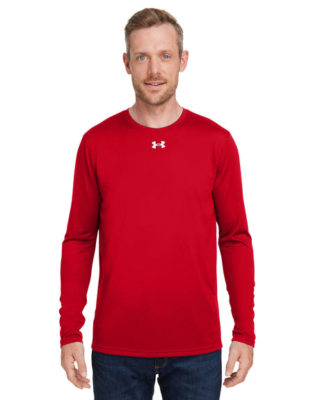 Men's Team Tech Long-Sleeve T-Shirt Rosy Reds