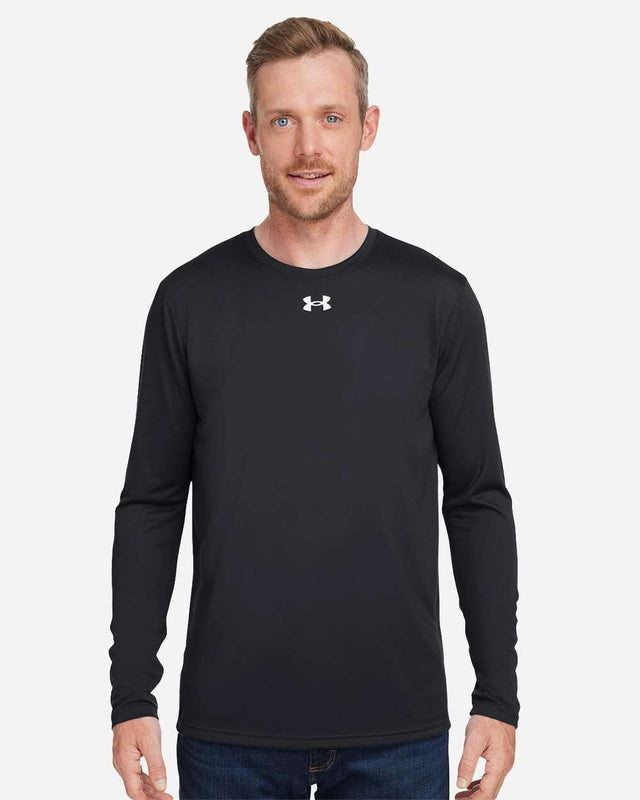 Men's Team Tech™ Long Sleeve T-Shirt Black/ White