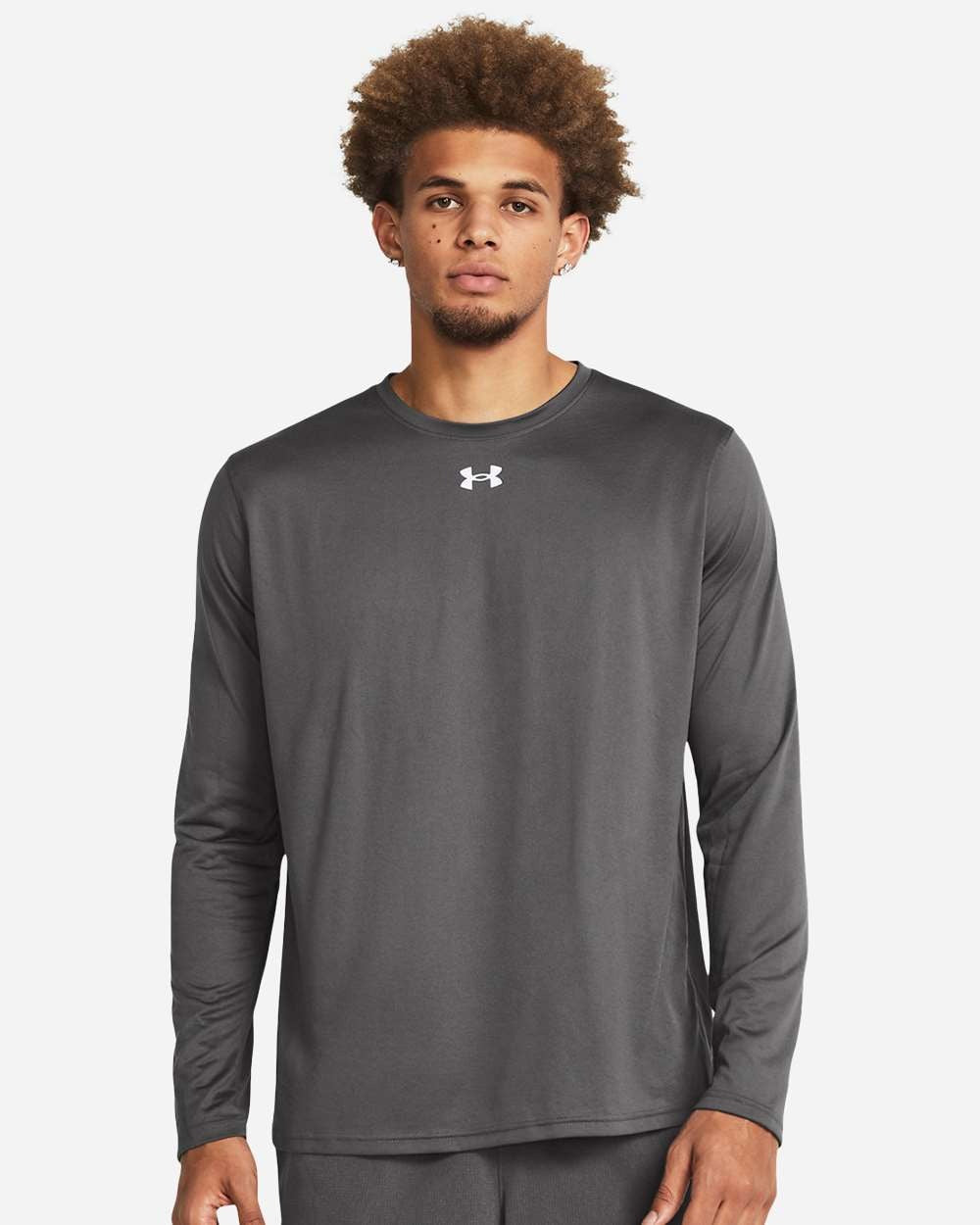 Men's Team Tech™ Long Sleeve T-Shirt Castlerock/ White