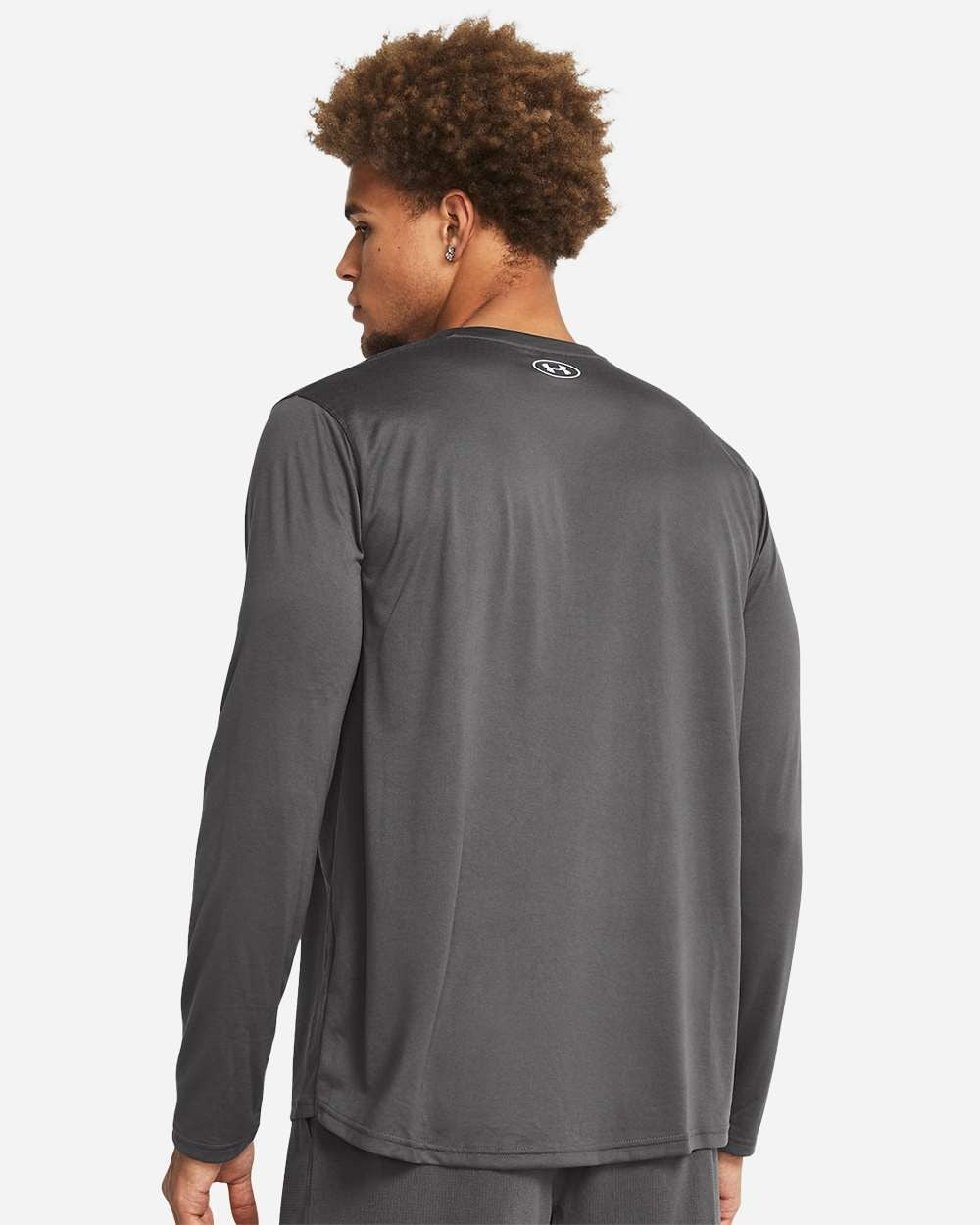 Men's Team Tech™ Long Sleeve T-Shirt Castlerock/ White_1