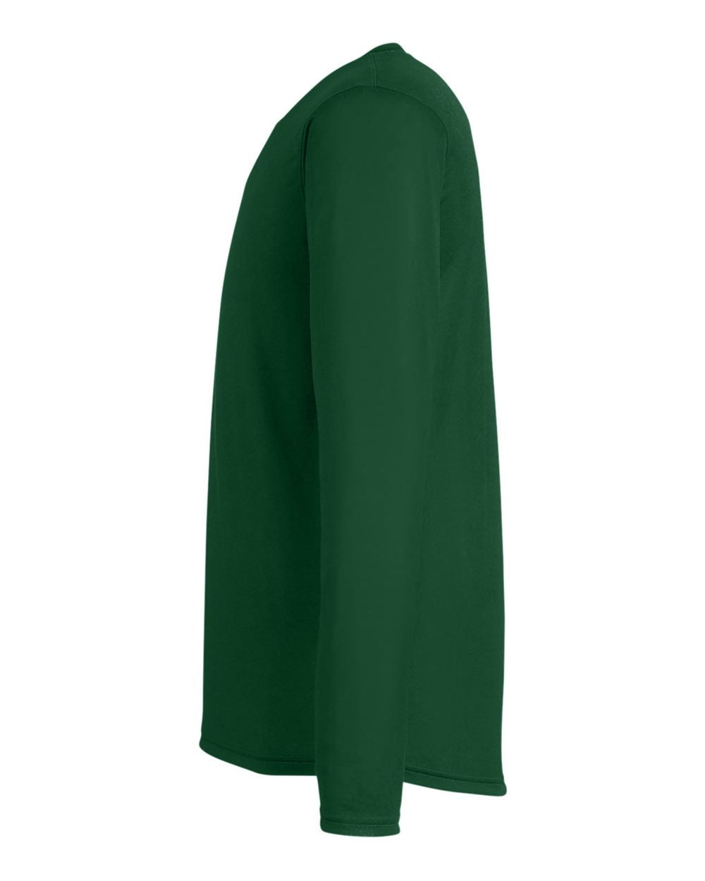 Men's Team Tech™ Long Sleeve T-Shirt Forest Green/ White_4