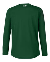 Men's Team Tech™ Long Sleeve T-Shirt Forest Green/ White_5